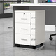 Olin European style file cabinet office under desk storage cabinet low cabinet with lock file cabinet with slide rail simple office cabinet small cabinet