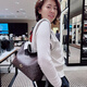 Coach (Coach) New Laurel Streat Bag Classic Presbyopia Unterwäsche Tasche Ein Schulter -Crossbody -Pendeltasche offizielle Flagge 23. kleine Milchkamellien
