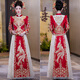 XiUhe Familie [Orientaler vereinfachter Stil] XiUhe Hochzeit Hochzeit Hochzeit 2025 Neue Braut Hochzeit Chinesisches Hochzeitskleid Kleiner Mann kommt heraus