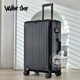 Walker Shop thickened all-aluminum alloy large-capacity 20-inch trolley suitcase business suitcase 28 multi-function boarding suitcase for men rose gold 28 inches (37 karat with a large capacity of about 92 liters)