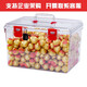 XMSJ custom portable sealed box food grade dry goods tangerine peel storage storage storage tank transparent tea fish glue display box 85l carry box red buckle 9755