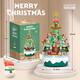 
Children compatible assembled building blocks DI small particles 8-in-1 fire truck New Year holiday building blocks toys W1421 Christmas snowman house building blocks [900 pieces