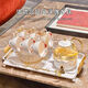 
Pupan light luxury house moves to a new home cup set for home living room kettle water cup cream style tea set wedding dowry 1 cup 1 dish 1 spoon ordinary packaging 1047