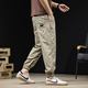 
Manny Viamon quick-drying casual pants for men's summer thin 2025 new loose large-size American sports Harem pants trendy brand 9903 black S (suitable for 100-120Jin [Jin equals 0.5 kg])