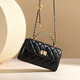Anysmic international first-line brand 2025 new spring and summer small fragrance chain one-shoulder crossbody bag metal hand-held bag for girlfriend beige