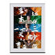 Xiong Lai Run Qi Gen Xin Jian around Liu Haocun Song Weilong Ao Ruipeng's new photo frame table living room bedroom room gift friends ZM14065-element A4 inch * 1 frame 1 picture * large size (recommended by the store manager)