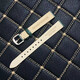 
Suitable for Armani watch women's lizard leather strap AR11149 11150 1726 small square green 14mm military green 14mm