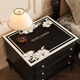 Couvercle de table de chevet Nouveau tapis de protection luxueux léger Couverture étanche à la poussière Couvercle de la poussière Refrigérateur Revêtement de couvercle Machine à couverture GJ-1278 Lily parfumé B