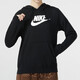 Nike (Nike) Costume féminin, automne et hiver Nouvelles vêtements de sport, Big Logo Sweatshirt Top Veste, pantalon décontracté, ensemble en deux pièces, sweat à capuche + pantalon / S / 155 chaud
