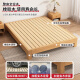 Yingtang full solid wood bed without bedside double bed for rent for rent 12358 tatami size custom-made B&B ribs frame bed frame paintless bed without bedside bed + 5cm mattress entrance + 1200mm*1900mm
