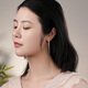 Dara Akoya seawater pearl earrings feather gold 925 silver tassel earrings round extremely bright birthday gift for girlfriend