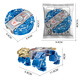 
Blue Bee Mecha Deformation Robot Fingertip Gyro Mechanical Dinosaur Tank Novel and Strange Gyro Decompression Rotating Children's Toys [Full Set of Three] Deformation Robot Gyro