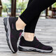 Middle-aged and elderly people's walking shoes for women breathable and comfortable non-slip elderly shoes soft and skin-friendly flying mesh travel hiking shoes XE-9928 light gray 36