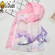 G.Duckkids Girls 'Jacke Frühling und Herbststil 2025 Neue modische Kinder -Herbst -Kleidung Little Girl Jacke Lose mittelgroße und große Kindertop 7027 Pink 120 cm
