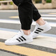Adidas Men's Shoes Мужские новые спортивные туфли для ботинки для ботинки с дышащими туфлями белые туфли Canvas Shoes Casual Shoes aw3889/белый холст 41