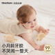 Manosen small month old baby teether soothing molar stick anti-eating hand artifact baby toy silicone oral chew gum can be boiled antibacterial material rabbit comfort teether 3 boxes