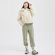 KOLON SPORT可隆KOLONSPORTONCAMP系列宽松版羊羔绒绒感外套女款 米白CR XS