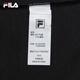 FILA Official Men's Knitted Long-Sleeved POLO Shirt 2025 Autumn New Fashion Casual Basic Top True Black-BK M 170/92A/M