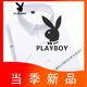 Playboy (Playboy) Sommer weiße Eis Silk Kurzärärmelhemd Herrendünn gestreifter Vater mittleren Alters Casual Formal No Iron Shirt DX6624 41