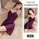 Mu Wei pajamas for women with high-end ice silk nightgowns for women with pure desire bows with chest pads for summer suspender short skirts for nightgowns