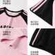 Catman 100% pure cotton pajamas for women in summer short-sleeved trousers casual loose women's home clothes large size can be worn out for outfits 688 pink 2XL [recommended 140-160Jin [Jin equals 0.5 kg]]