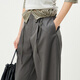 Moins du tempérament de la dame simple Pantalon de neuf points 2p4e13660 Green de thé profond