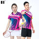 Achat de groupe Badminton Custom costume Femmes Sports à séchage rapide Suisse à manches courtes à manches à manches Men Tennis Uniform Uniforme Volle-Ball Suit à séchage