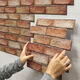 Retro imitation brick 3D wall sticker self-adhesive thickened household decoration and renovation wallpaper rental house to protect against ugliness and moisture-proof pastoral style fancy 82-1049 [30x30 cm]