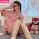 MODAL 2025 Nouveau pyjamas pour femmes en été pur coton shorts shorts carton pyjamas big star home vêtements en deux pièces QG-6627 m