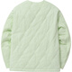 
KOLON SPORT solid color zipper round-neck jacket for women light lime 100