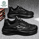 Woodpecker 2025 summer new large-size sports and casual shoes 46 breathable dad shoes 47 thin mesh odor-proof men's shoes 48 825-YC beige 38