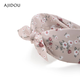 AJIDOU offline mall same style headband birthday gift sweet pastoral style wide headband for girlfriend and wife apricot color