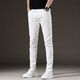 TTPMER Jeans de tres a prueba para hombres tendencia impermeable a impermeables elásticos delgados pies delgados versátiles de pantalones largos casuales negros y grises 1048 yn [alta elasticidad] 28 tamaños-recomendado (peso 95-105Jin [Jin iguala 0.5 kg])