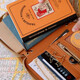 Tragbares Reisen Reißverschluss Speicherbuch A7 Lose Blatt TN Pass Clip Handbuch Sammlung HINWEIS KOWNEHID MUSTER BRAUT