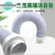 Fresh air silencer pipe, new air fan silencer, noise reduction, soft connection, fresh air pipe end silencer box, 110 silencer pipe (silencer cotton 60cm)