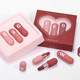 Hengfang H Kapsel Lippenstift Drei-Farben Lipstick Set Lippenstift Studentin Lipstick Chinesischer Stil Schönheit H144 9855A Lippen + Handschutz (Strawberry)
