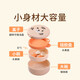 Tiger's food bowl for baby's portable lunch box for baby's rice bowl special dining plate for children's tableware set Orange tiger bowl + big suction suction cup