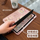 Tongru Wall 720 Drehung eignet sich für Huawei Matepadse Flat Shell 2024 Neues Anti-Bend 11 Acrylluft mit Stiftschlitz R6629 Blaues Hund Doppelsieitiges Bild-blaue Kante-Drei-fache Rotation Huawei Matpadpro 12,2 Zoll 2024