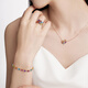 
Chow Tai Fook ENZO 18K Gold Colorful Gem Ring Women's Gift EZV3886 No. 10