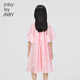 jnby by JNBY Jiangnan cloth children's clothing two-piece princess skirt multi-color thin short-sleeved dress girls children 1O8G17580 690/mixed powder 120cm