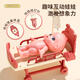 Japonais Seiko Children's Little Doctor Doctor Toy Set Girl jouant au ménage Box traitant bébé 3-6 ans Doll + [lit bleu]