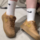耐克（NIKE）官方舰店板鞋女鞋空军一号Air Force1新款纯白af1低帮运动休闲鞋 FZ7372-200/小麦色 35.5