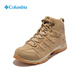Columbia Jiang Qiming gleichen Stil Columbia Outdoor Herren wasserdichte Griffwäsche-resistente Mid-Top-Wanderschuhe BM0652 241 BM0652 MEN KHAKI 40,5 (25,5 cm) Männer