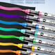 
Master GRASP single straight liquid soft head acrylic marker pen to choose color-impermeable stackable color complementary color single color single student. NG693-Blue gray