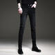 
Jie Yuepai summer trend European black high-end jeans men's Korean style small feet pants trendy brand stretch men's casual trousers 1049 gray regular 28
