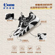 Jordan Boys Casual Shoes Spring and Autumn Running Shoes Children's Knob Buckle Sports Shoes Black/Silver 32