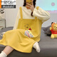 Modal 2025 Neues Nachthemd für Frauen lange Ärmel mittleren Herbst-Cartoon Lose Over-Knie-Pyjamas Dress Home Frühling und Herbst 16857 m