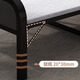 Nueva cama plegable de belleza en la cama para una cama para una cama para el almuerzo de la cama de la cama simple acompañante de la cama para la cama dura del hogar yzc18 modelo de bolsa de doble suave mejorado - 80 cm de ancho