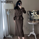 
MAGIOPY international luxury high-end brand temperament black casual fashion suit for women in spring fashionable waist-hugging design niche black two-piece set S (100 Jin [Jin equals 0.5 kg])