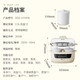 Bear electric stew pot, household electric stew pot, upper steaming and lower stew, water-proof stew pot, soup pot, bird's nest stew pot, baby porridge pot, porridge and health care, multi-functional, can be reserved and timed DDZ-H10H6, 24H reservation + 12H heat preservation 1L